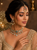 Royal Polki Emerald Choker Set