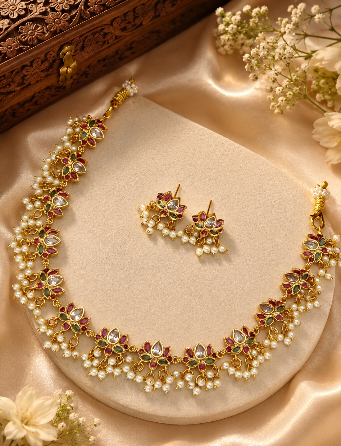 zariya south indian kempstone set