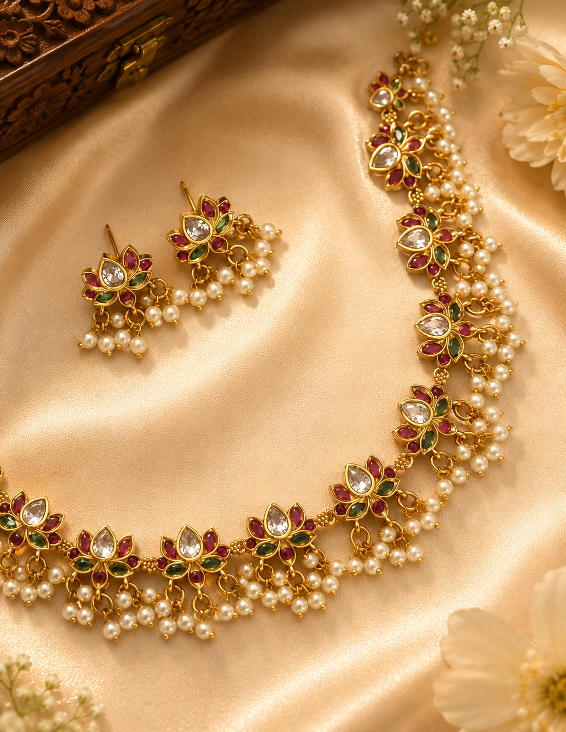 zariya south indian kempstone set