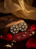 Royal Floral Polki Stud Earrings