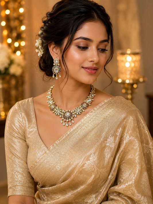 Meher Polki Elegance Necklace Set