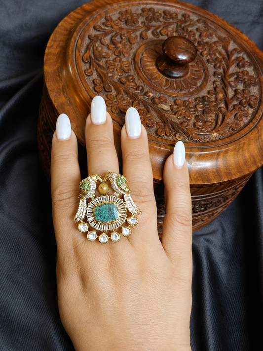 Celeste Twin Bird Ring