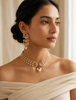 Moonlit Pearl Chandbali Set