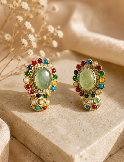 Sabhya Multistone Heritage Jewelry Set